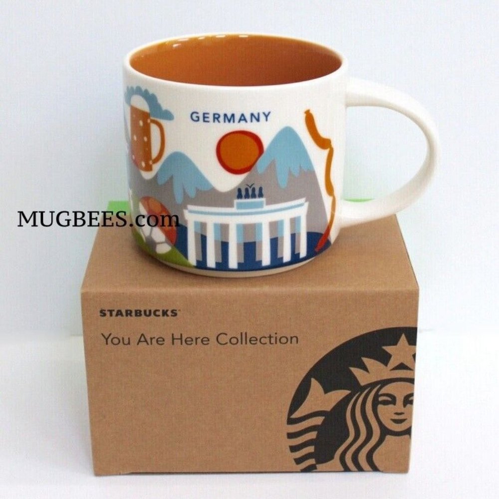 Starbucks You Are Here Collection Germany Ceramic Coffee Mug Cup 14 oz
